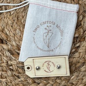 Coffee Bean Stud Earrings